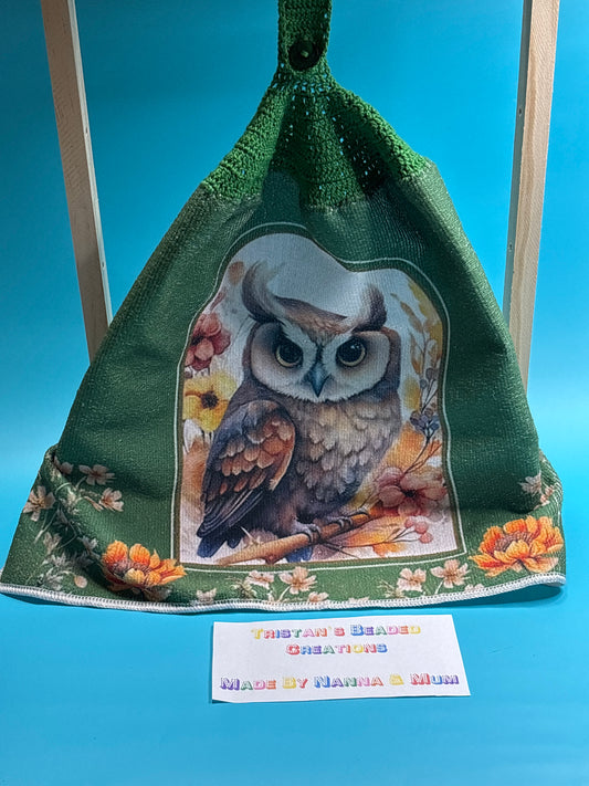 Crocheted Top Hand Towels