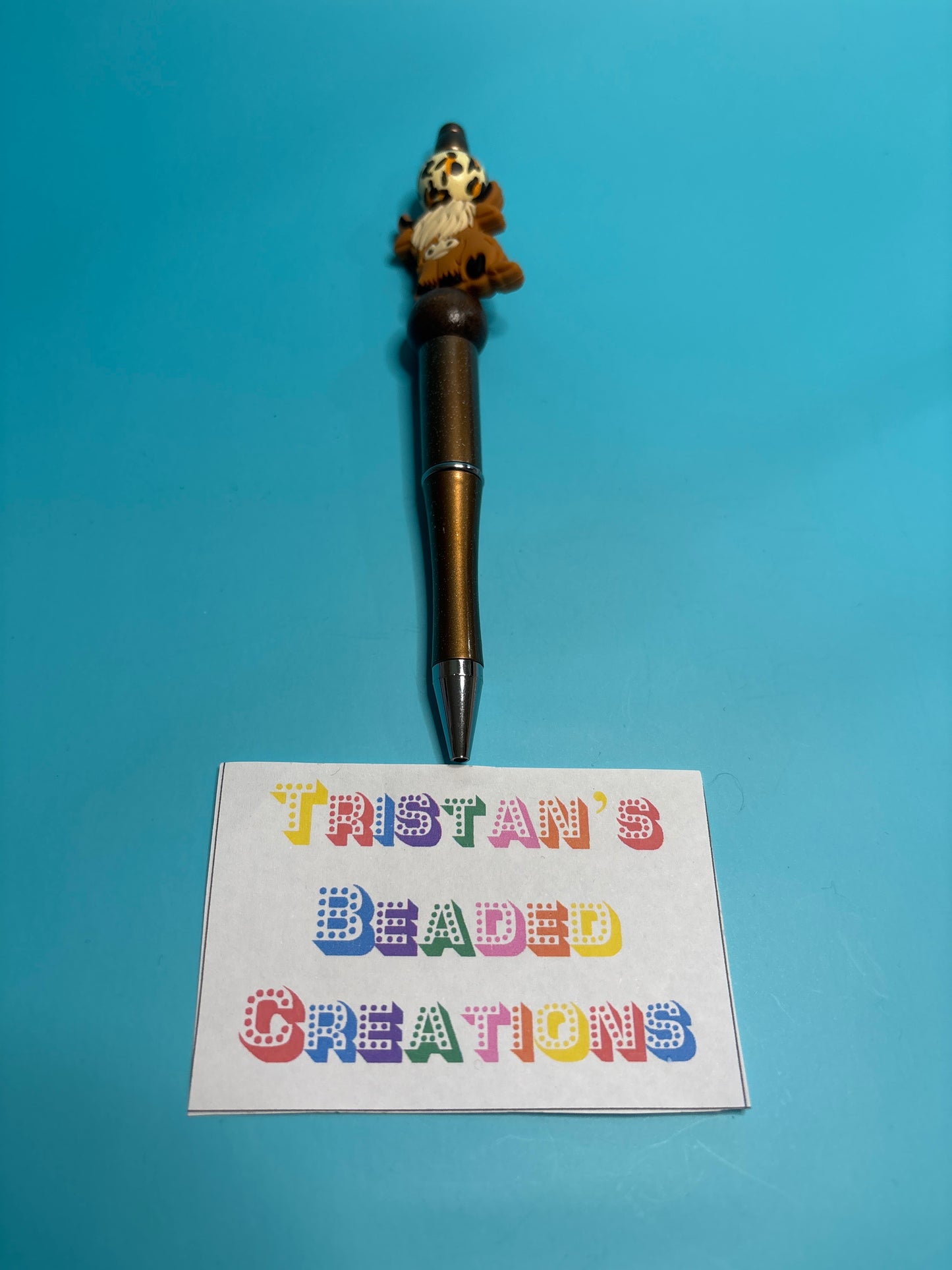 Highland Cow Beaded Pens