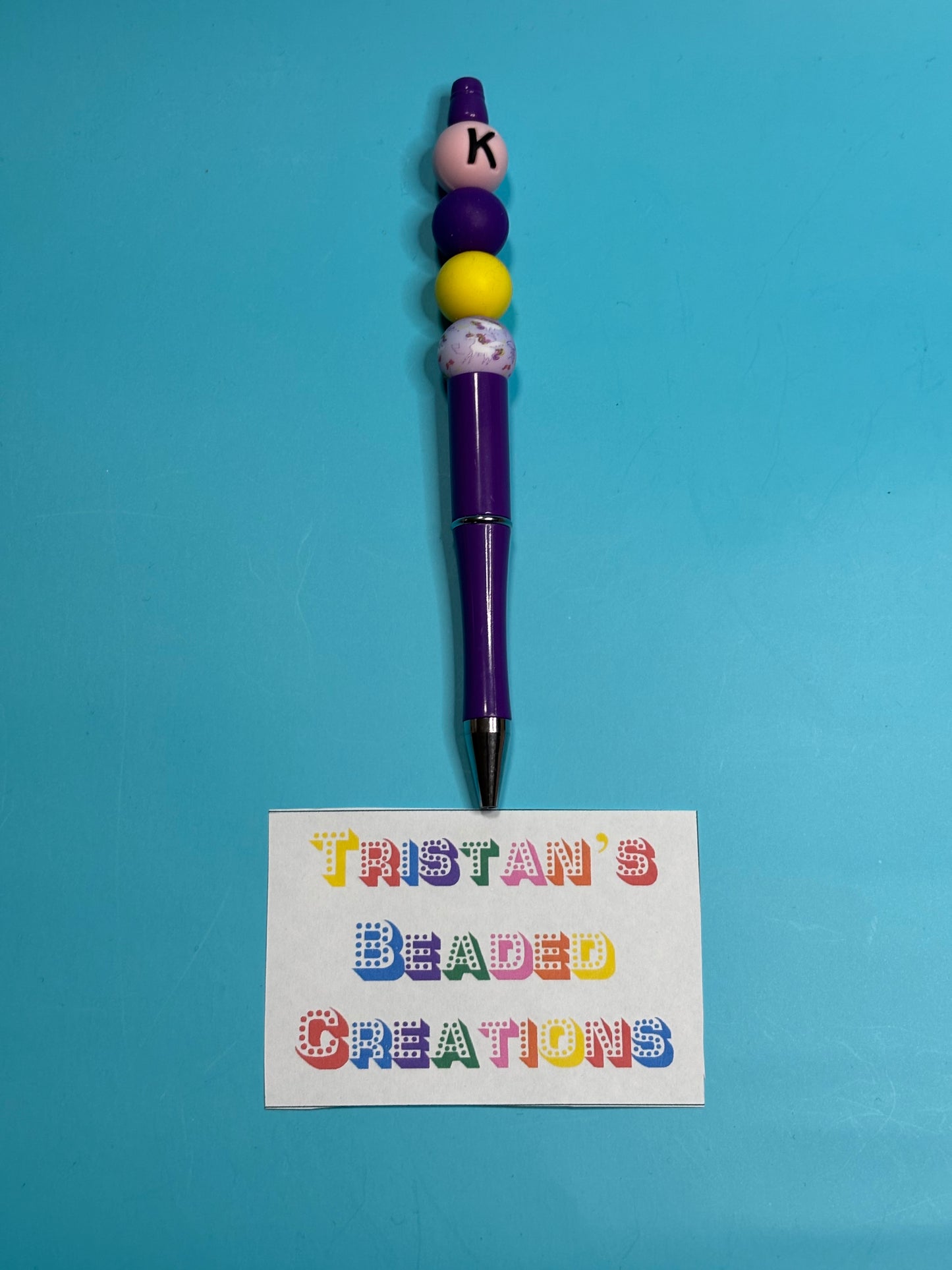 Letter Beaded Pens