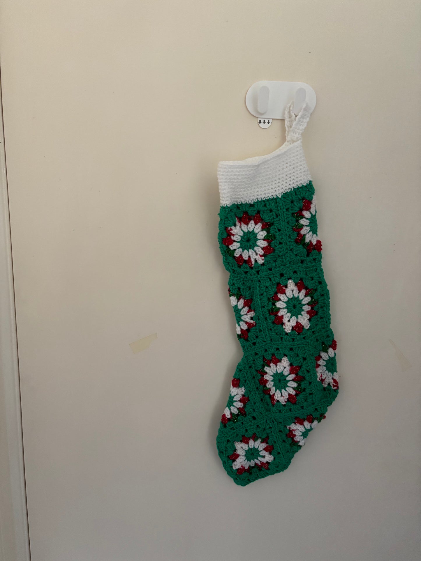 Crocheted Christmas Stockings Made By Mum