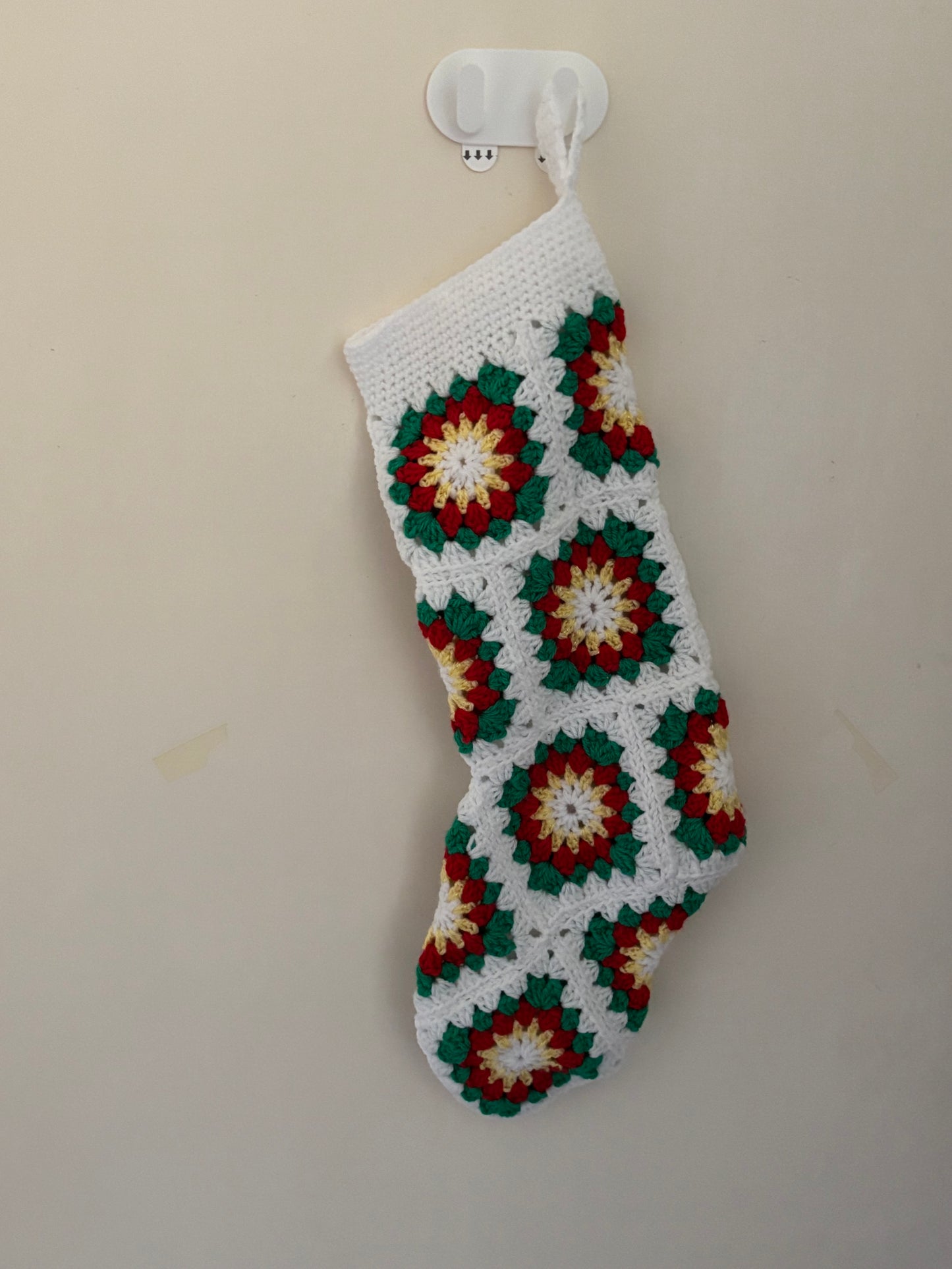 Crocheted Christmas Stockings Made By Mum