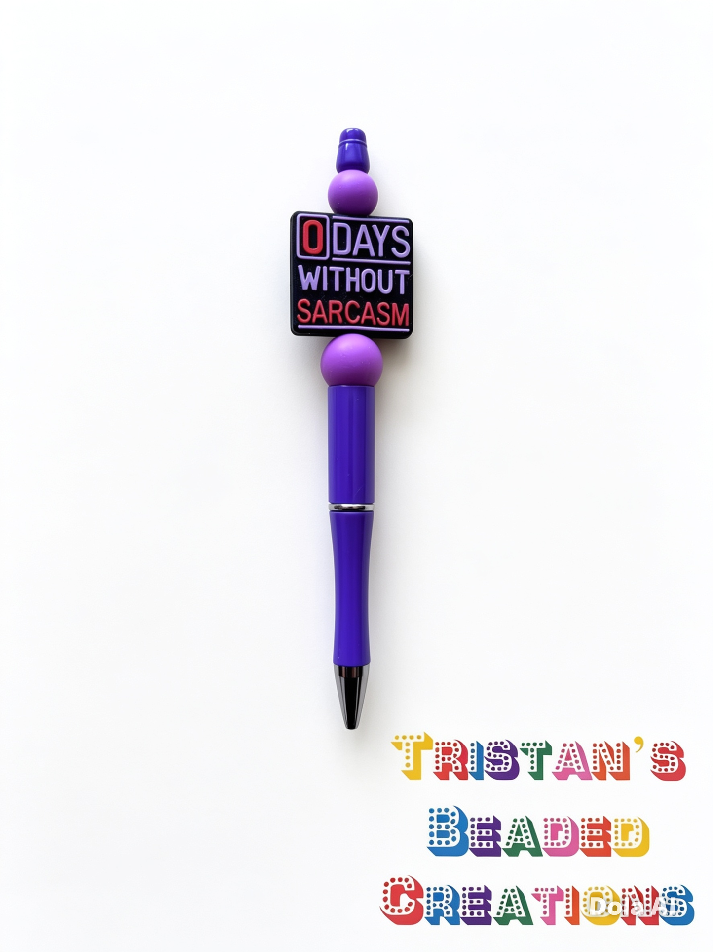 Fun Quotes Beaded Pens