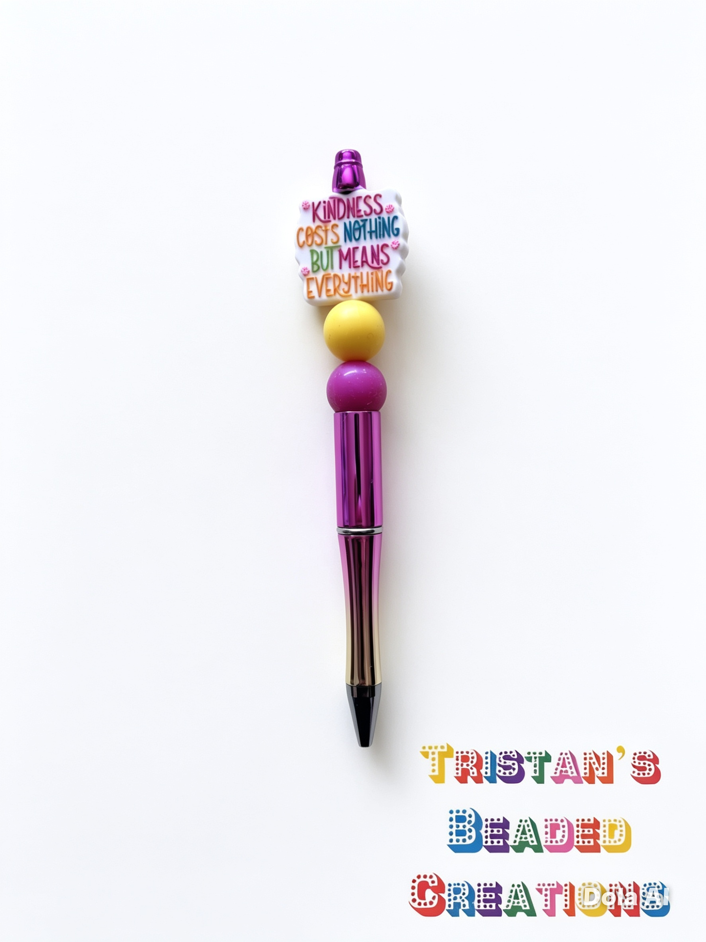 Fun Quotes Beaded Pens