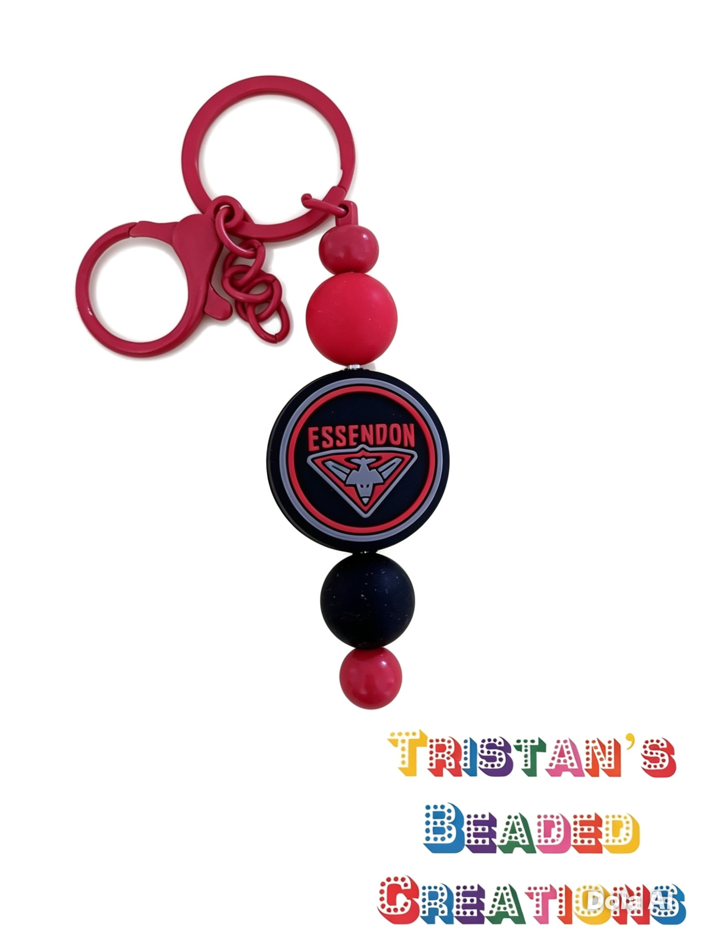 Sports Beaded Keyrings
