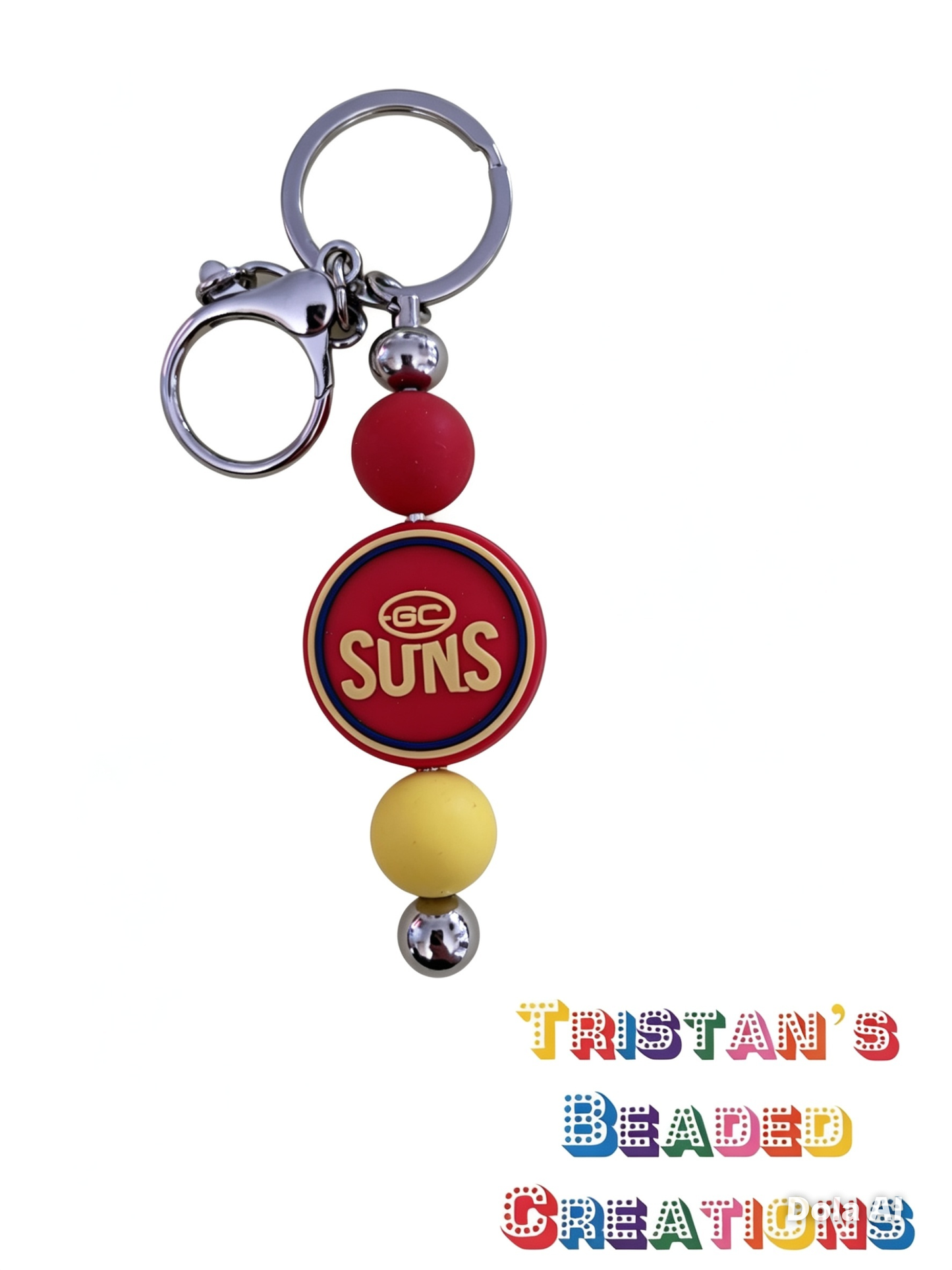 Sports Beaded Keyrings