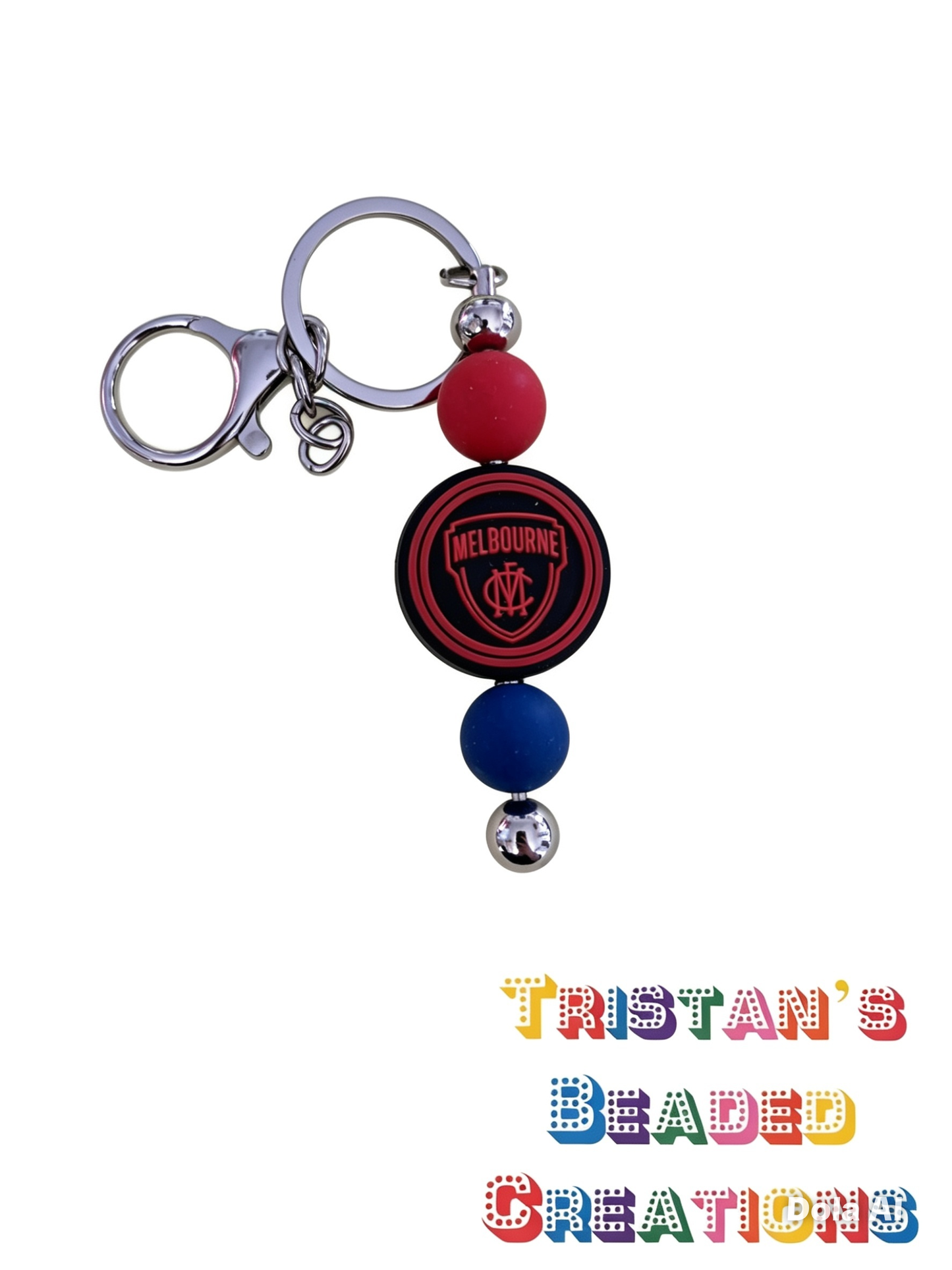 Sports Beaded Keyrings