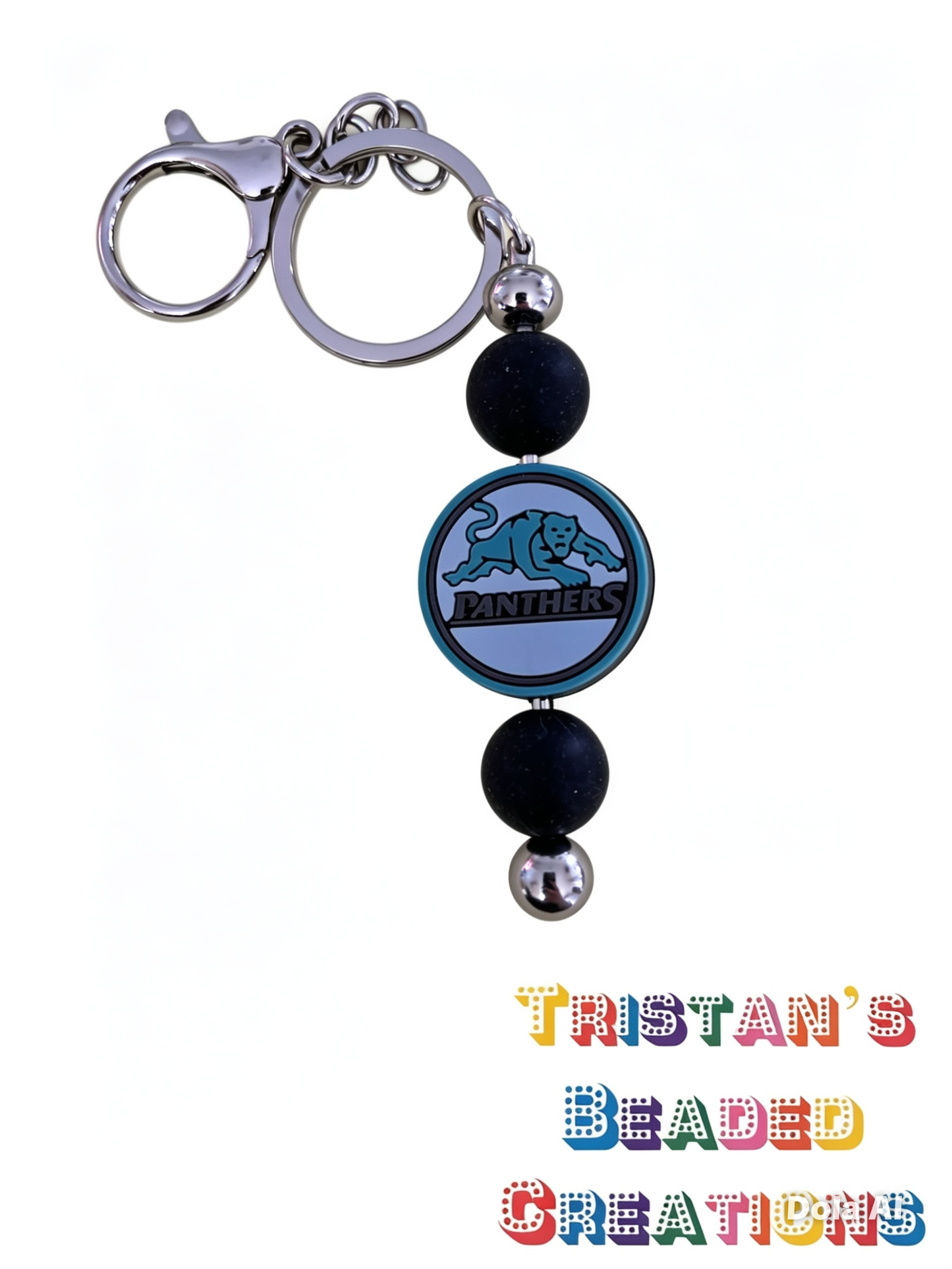 Sports Beaded Keyrings