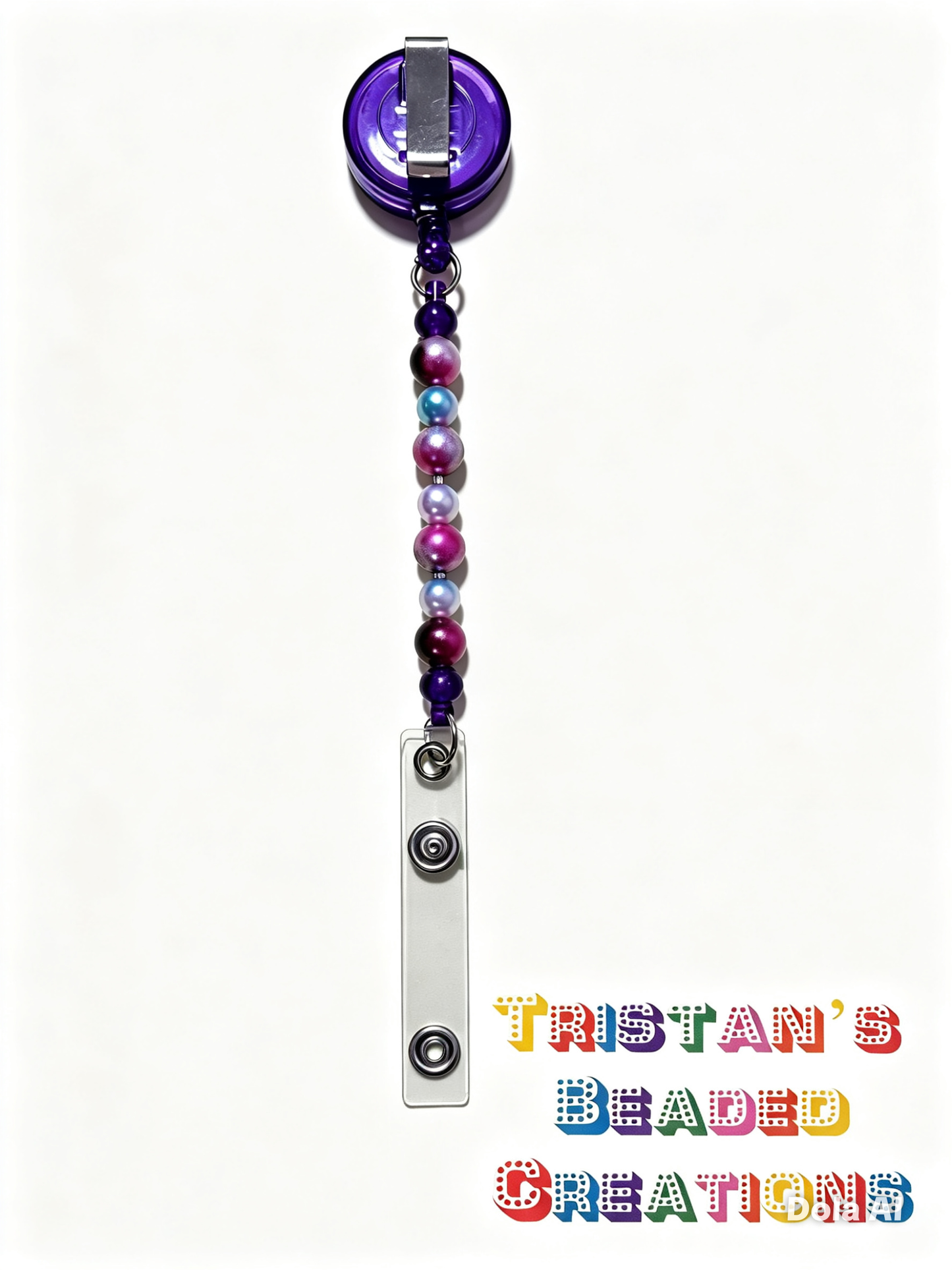Retractable Beaded Badge Reel Collection