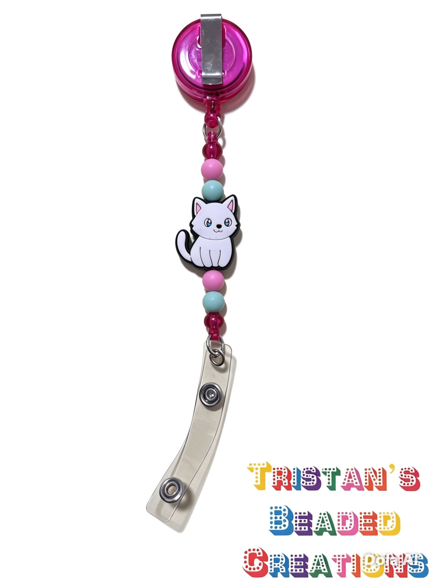 Retractable Beaded Badge Reel Collection