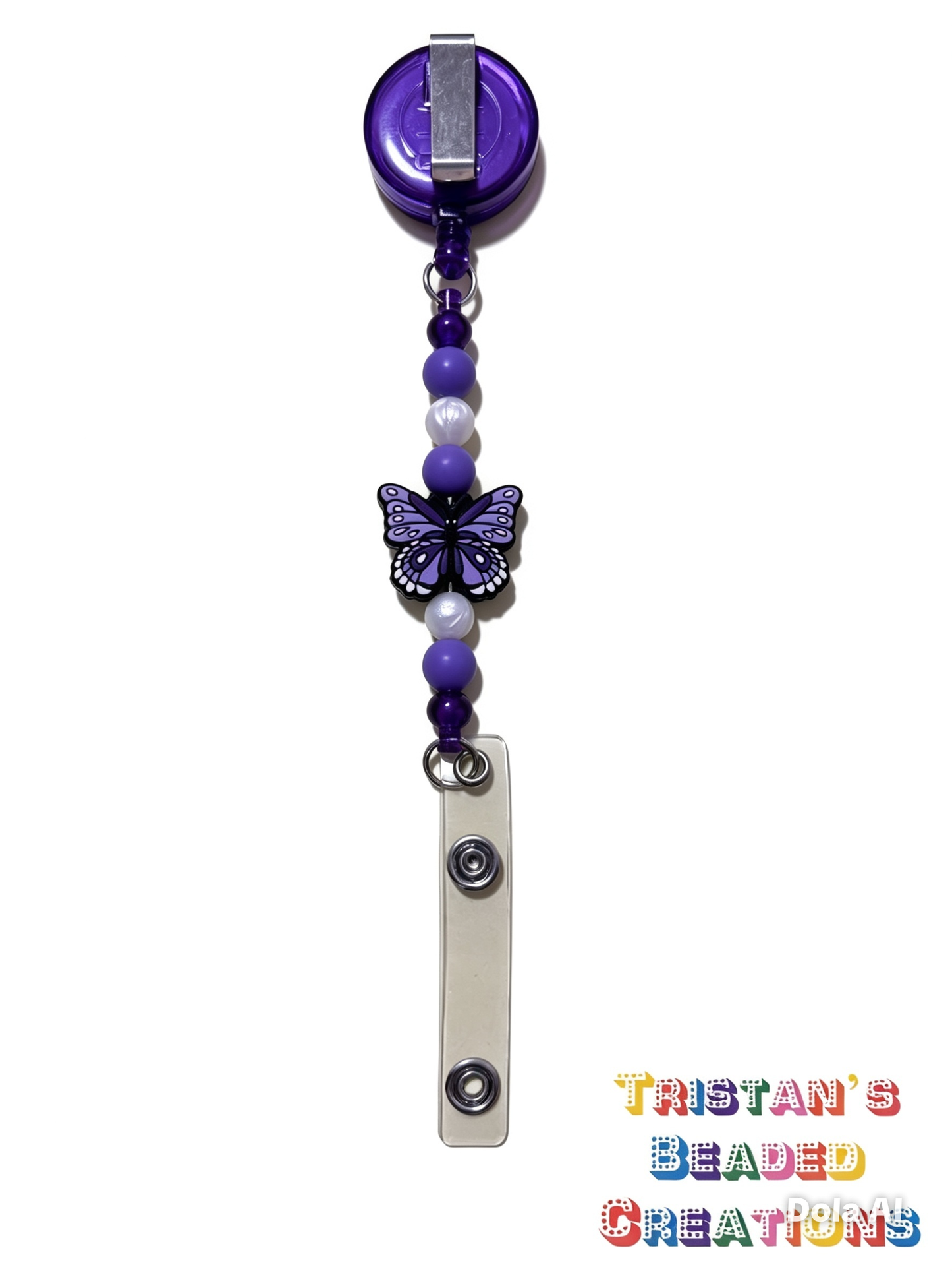 Retractable Beaded Badge Reel Collection